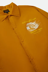 Brixton Goodyear Slick Nugget Gold Wind Breaker Jacket