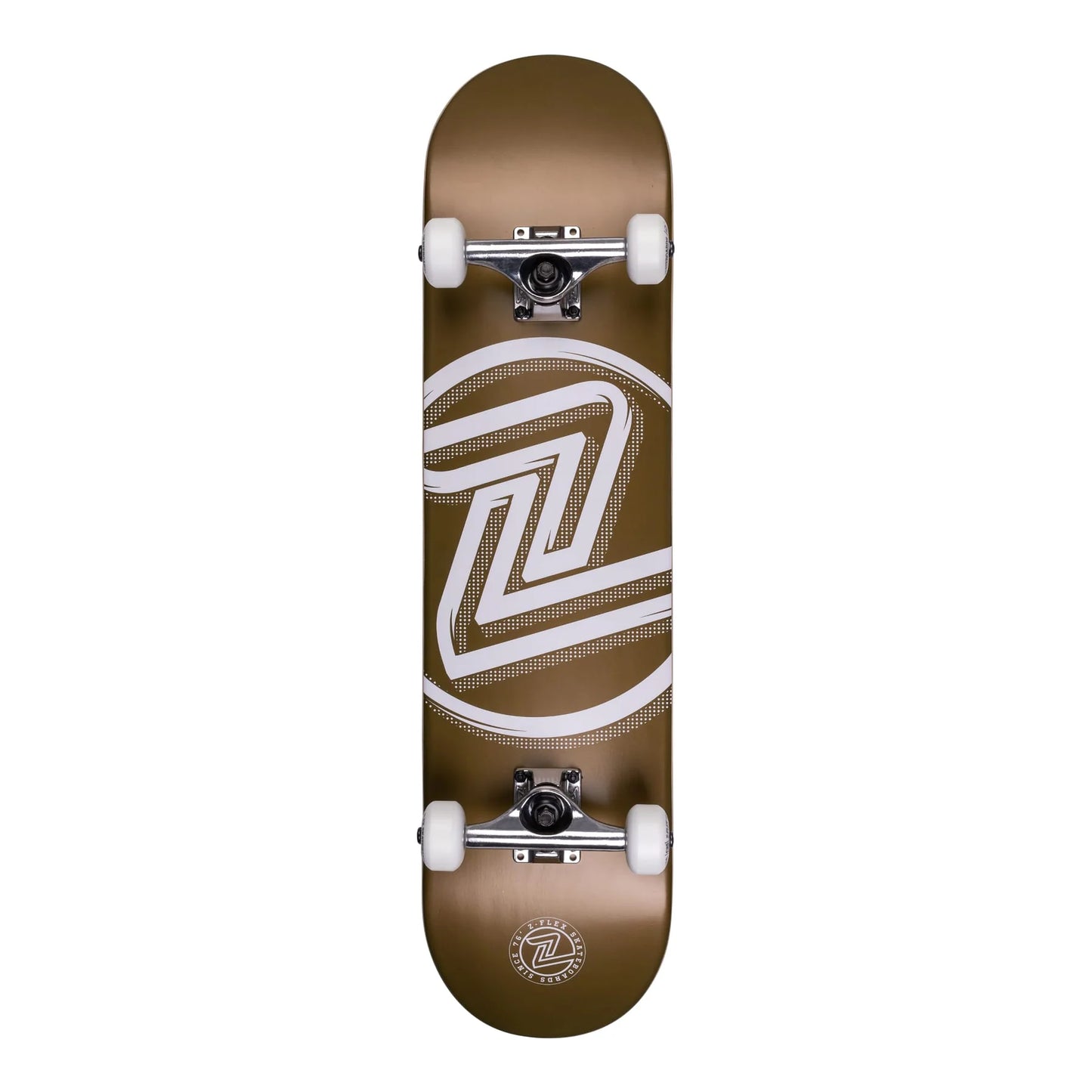 Z-Flex Logo Gold 7.8" Street Complete Skateboard