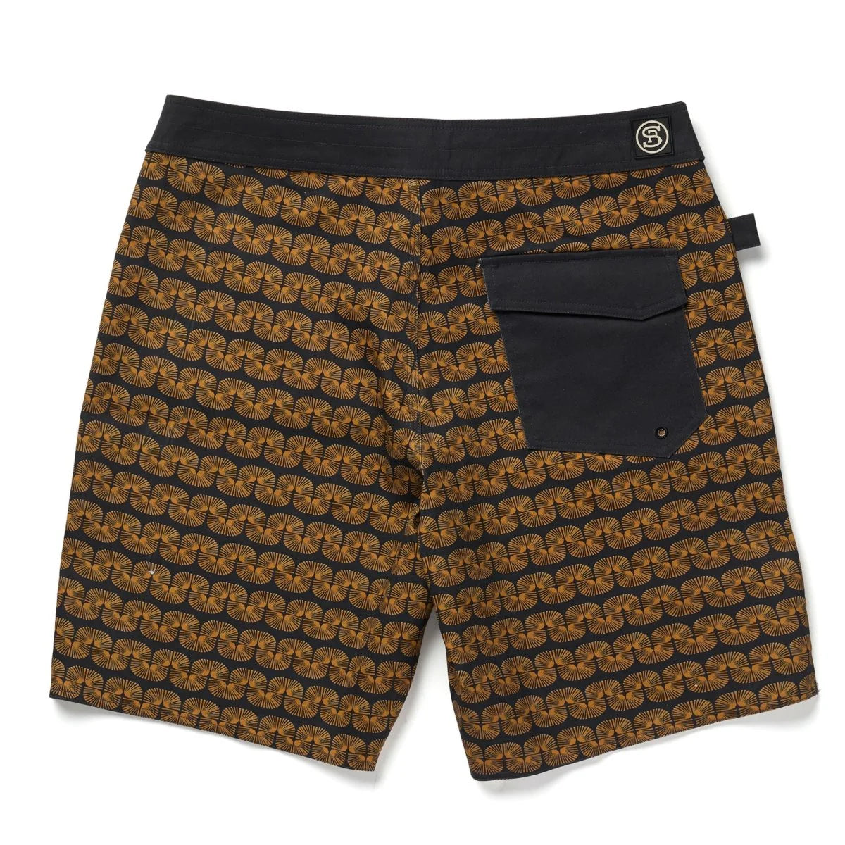 Seager Goldmine Washed Black Trunks