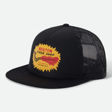 Brixton Mavis NP HP Black Black Trucker Snapback Hat