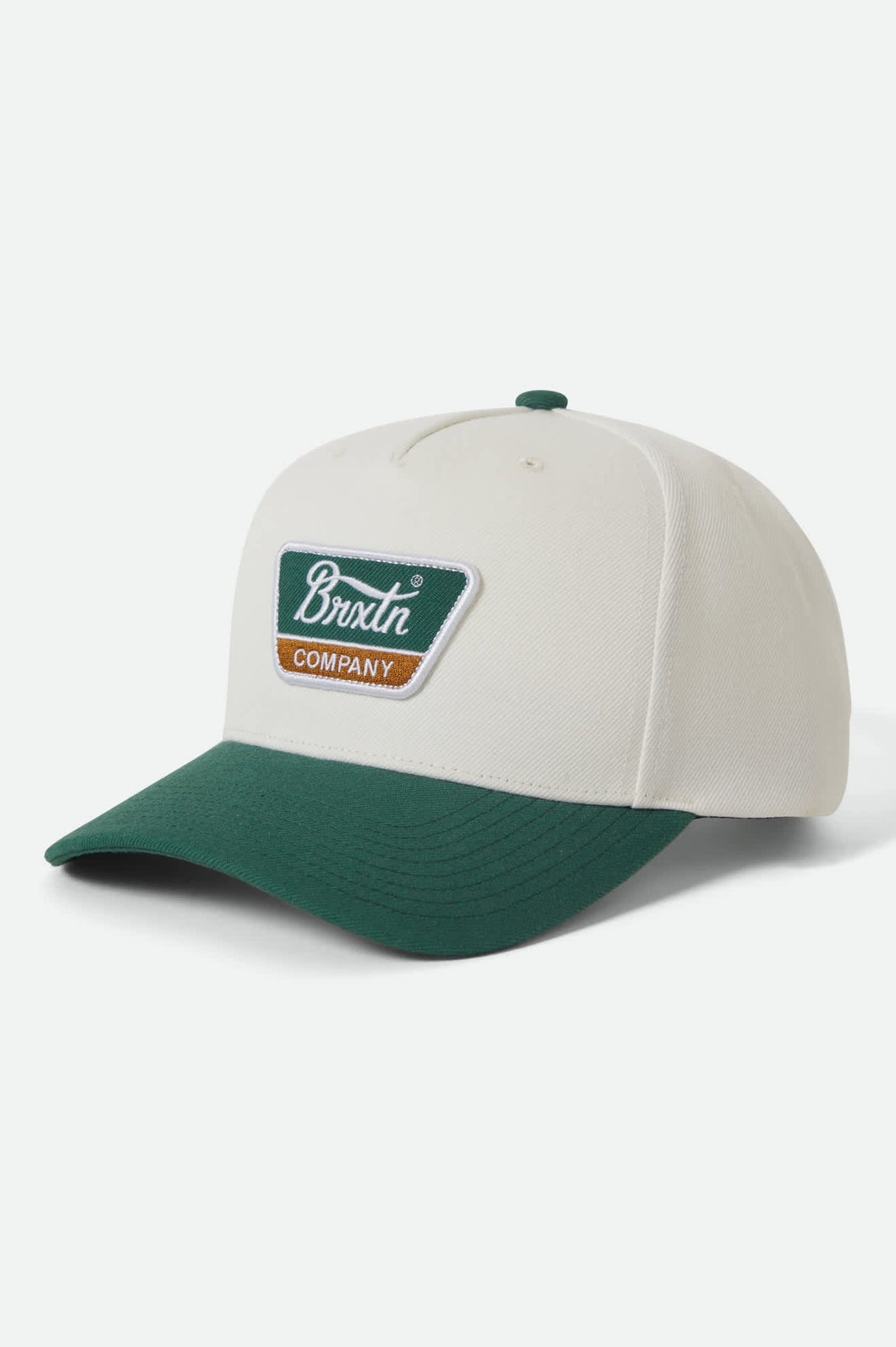 Brixton Linwood Netplus MP Off White Primal Green Snapback Hat