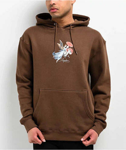 Primitive Divine Brown Hooded Sweatshirt