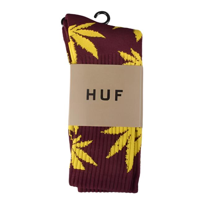 HUF Plantlife Wine/Gold Crew Socks