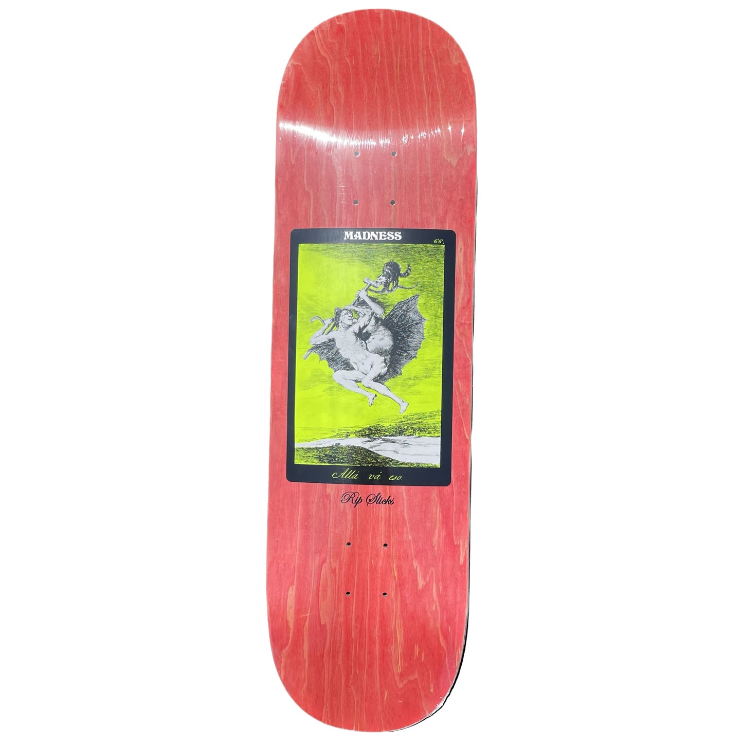 Madness Rip Slick Ring Red 9.0" Skateboard Deck