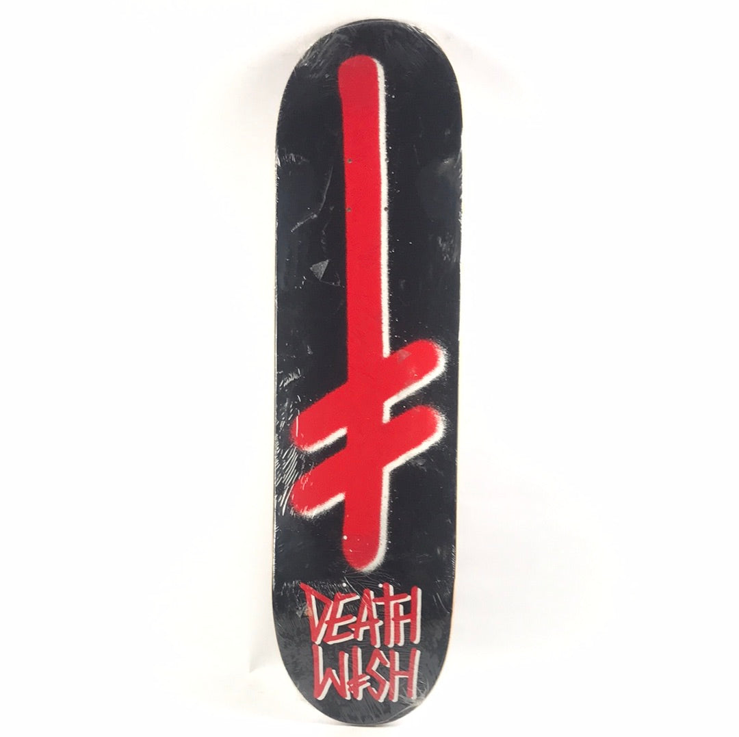 Deathwish Team Classic Spray Black/Red 8.4'' Skateboard Deck dp