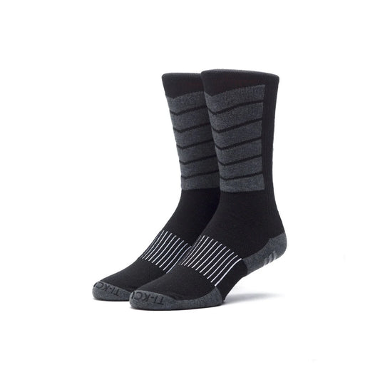 HUF Performance Plus Black/Charcoal Crew Socks