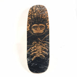 Plan B Sean Sheffey Monkey Sean Cliver Woodgrain 8.75'' Autographed Skateboard Deck 2009 Re-issue