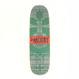 Habitat Plaid Logo Green/Red 8.38 Skateboard Deck