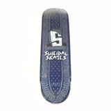 Suicidal Skates Team Pattern Blue 8.0'' Skateboard Deck