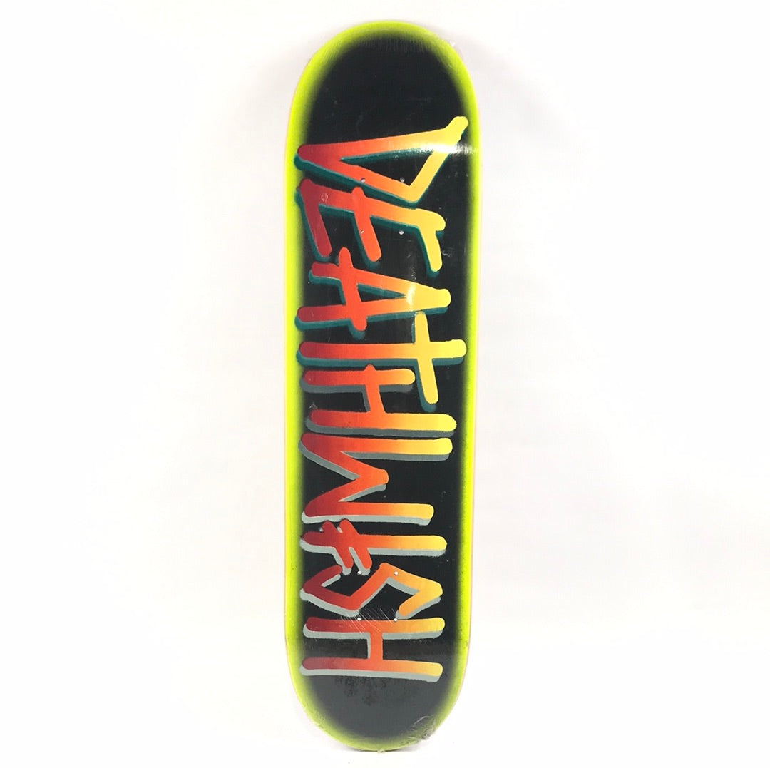 Deathwish Team Classic Logo Black/Orange/Yellow 8.475'' Skateboard Deck dp