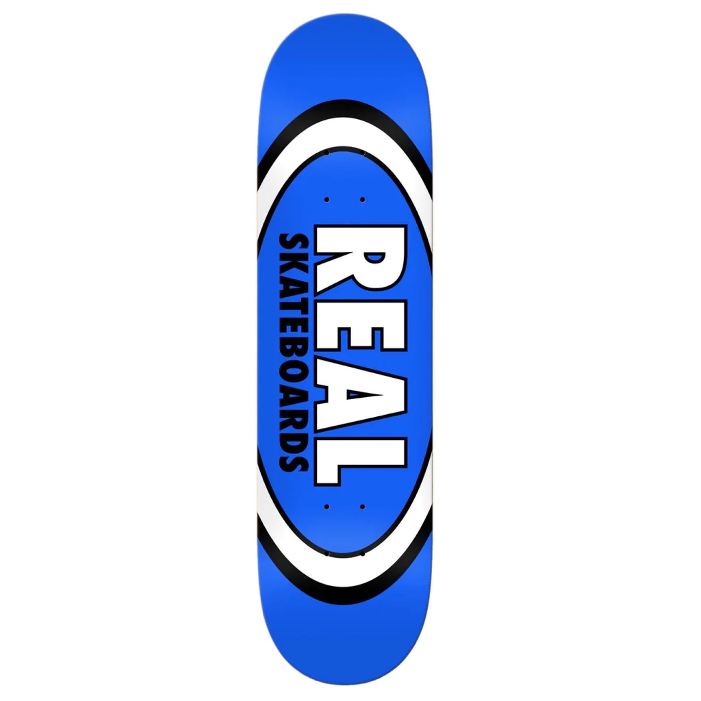 Real Team Classic Oval Blue 8.25" Slick Skateboard Deck