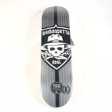 Real Peter Ramondetta Control Freak Skull Grey/Black 7.75" Skateboard Deck
