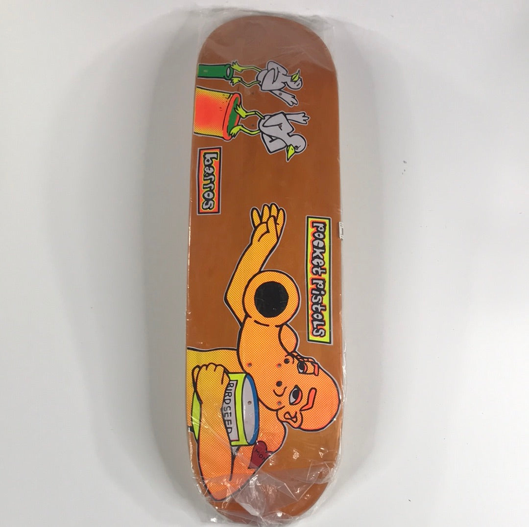 Pocket Pistols Pedro Barros Birdseed Assorted Colors 9.0 Skateboard Deck