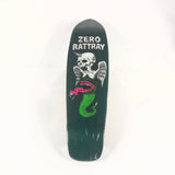 Zero John Rattray Snake Angel Punk Point Shaped Green 7.75" Skateboard Deck