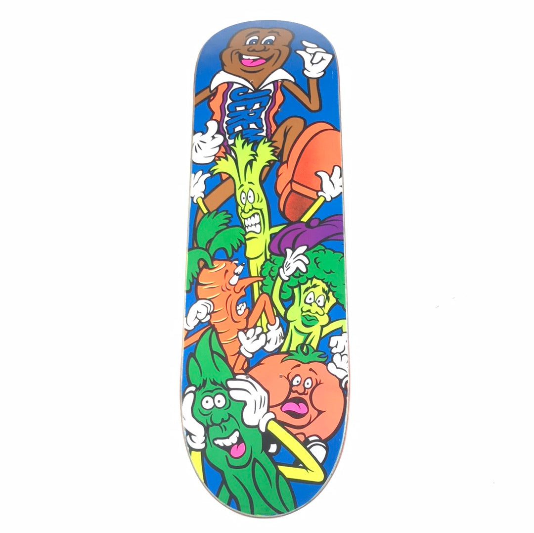 World Industries Jeremy Klein Original Vegetables Multi 8.38" Vintage NOS Deck