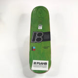Plan B Chris Cole Prospec Green 8.25 Skateboad Deck