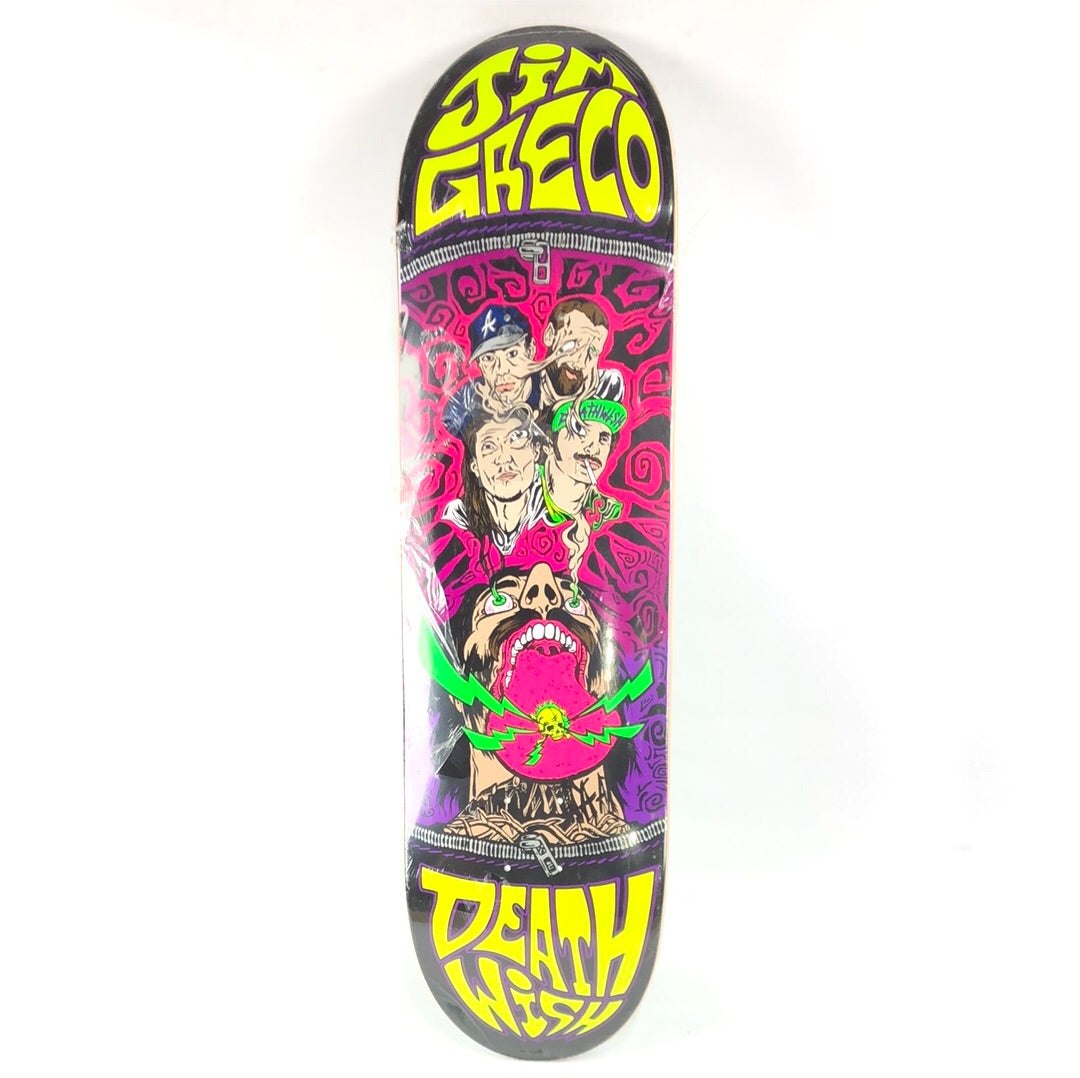 Deathwish Jim Greco Acid Trip Multi Size 8.4" Vintage NOS Deck
