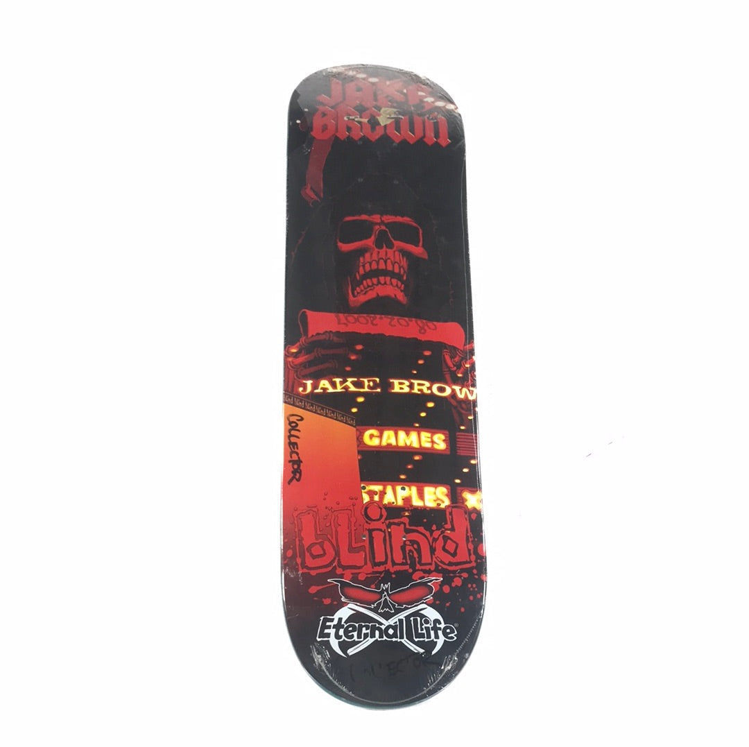 Blind Jake Brown X-Games Slam Black/Red 7.4" Vintage NOS Deck