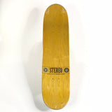 Stereo Danny Supa Hi Fidelity Shepard Fairey Obey Record Black/Yellow 7.5" Skateboard Deck