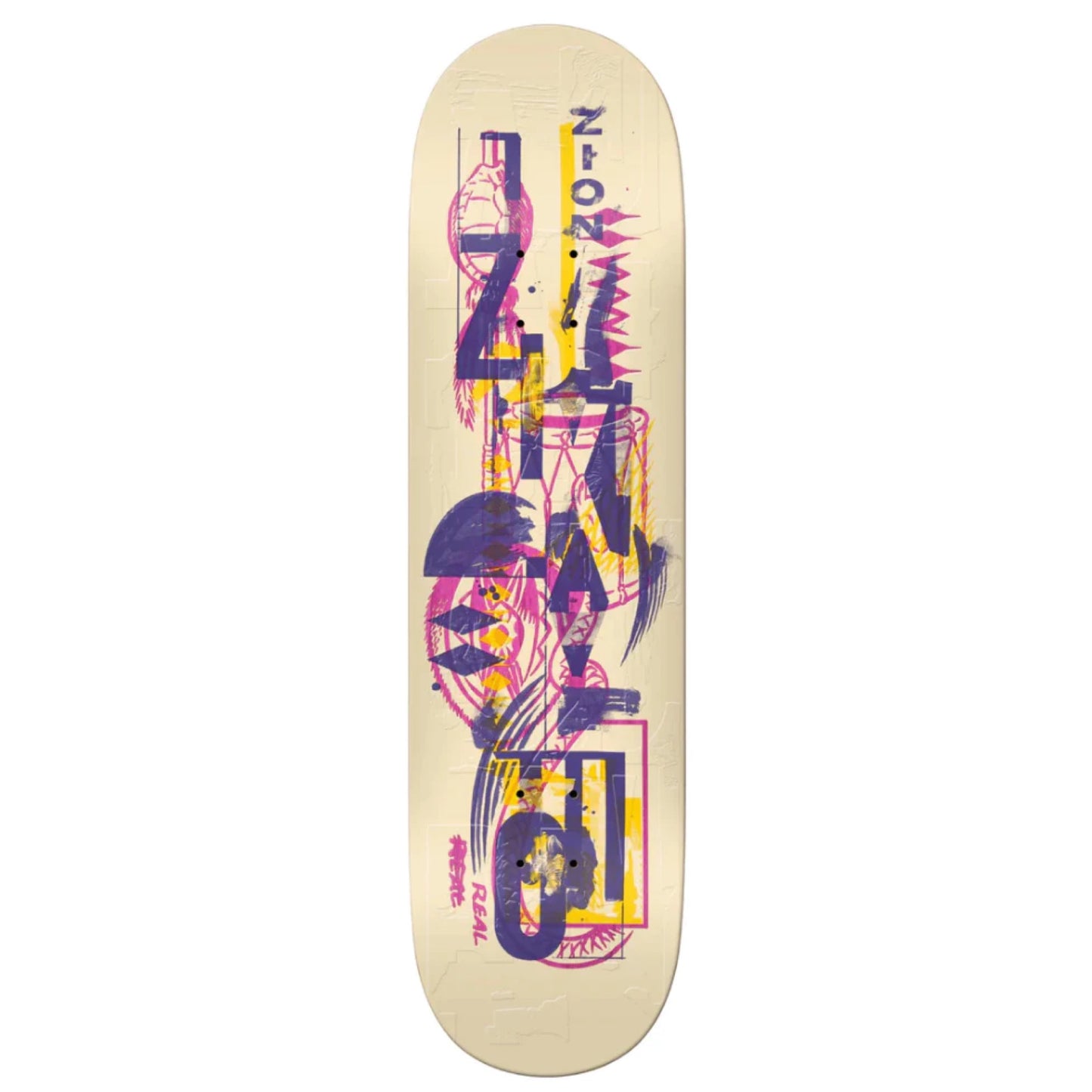 Real Zion Abstraction 8.38" Skateboard Deck