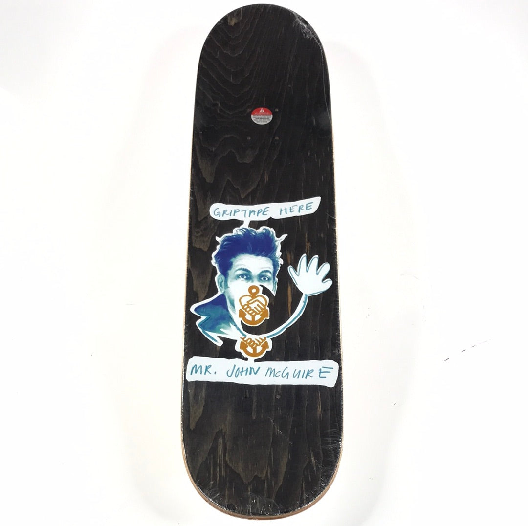 Friendship John McGuire Troll Model White/Blue 8.125'' Skateboard Deck