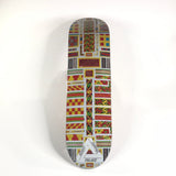Palace Fairfax Art Collage White 8.06 Skateboard Deck
