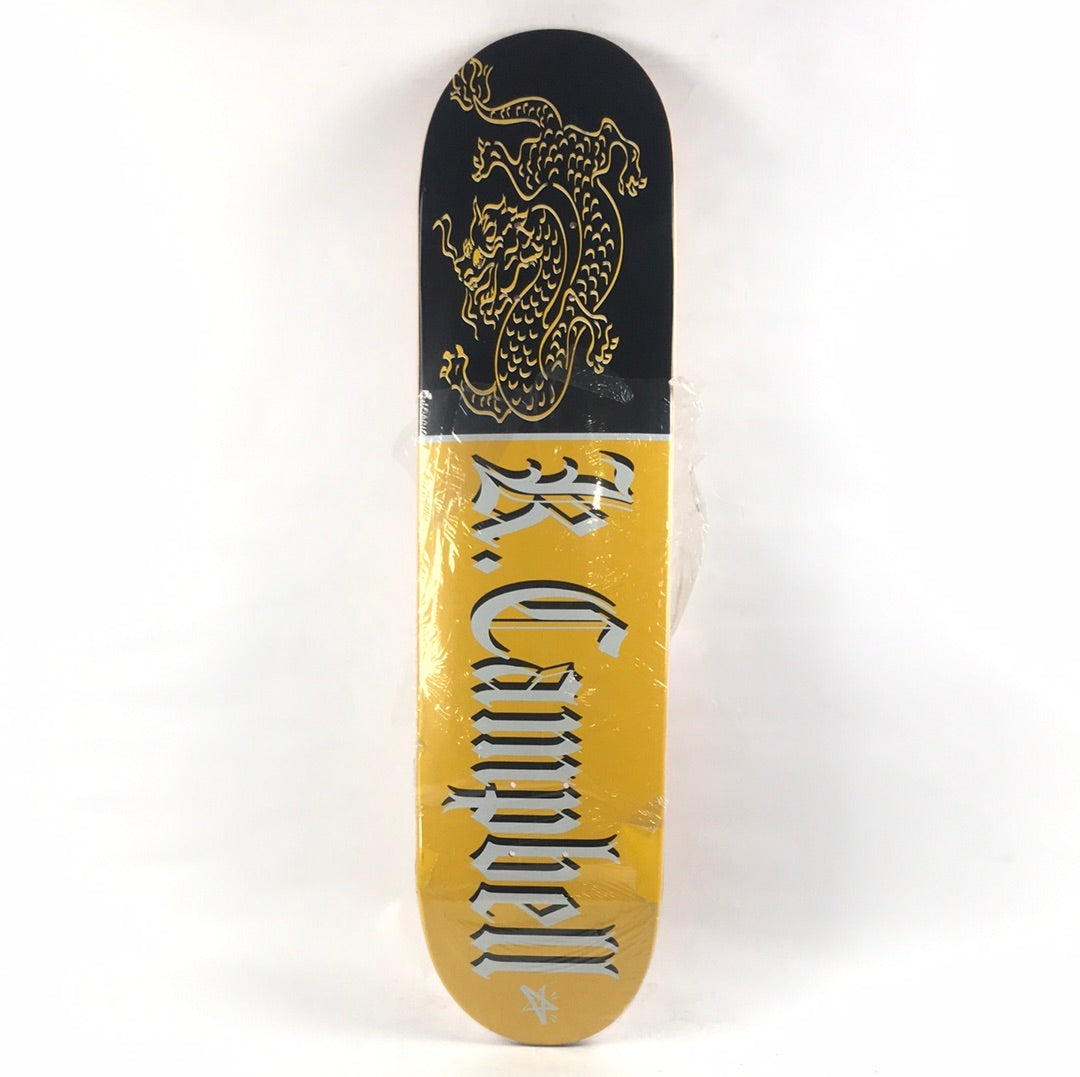 City Stars Kareem Cambell Black/Yellow 7.625" Skateboard Deck