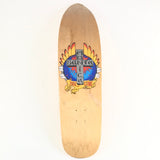 Santa Monica Airlines Team Cross 30 Wood Grain 9.0 Skateboard deck
