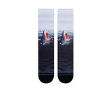 Stance Landlord Shark Blue Crew Socks