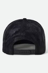 Brixton Mavis NP HP Black Black Trucker Snapback Hat
