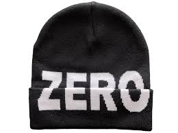 Zero Army Knit Fold Black Beanie