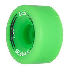 Riedell Sonar Zen 85a 62mm (Set of 4) Green Roller Skate Wheels