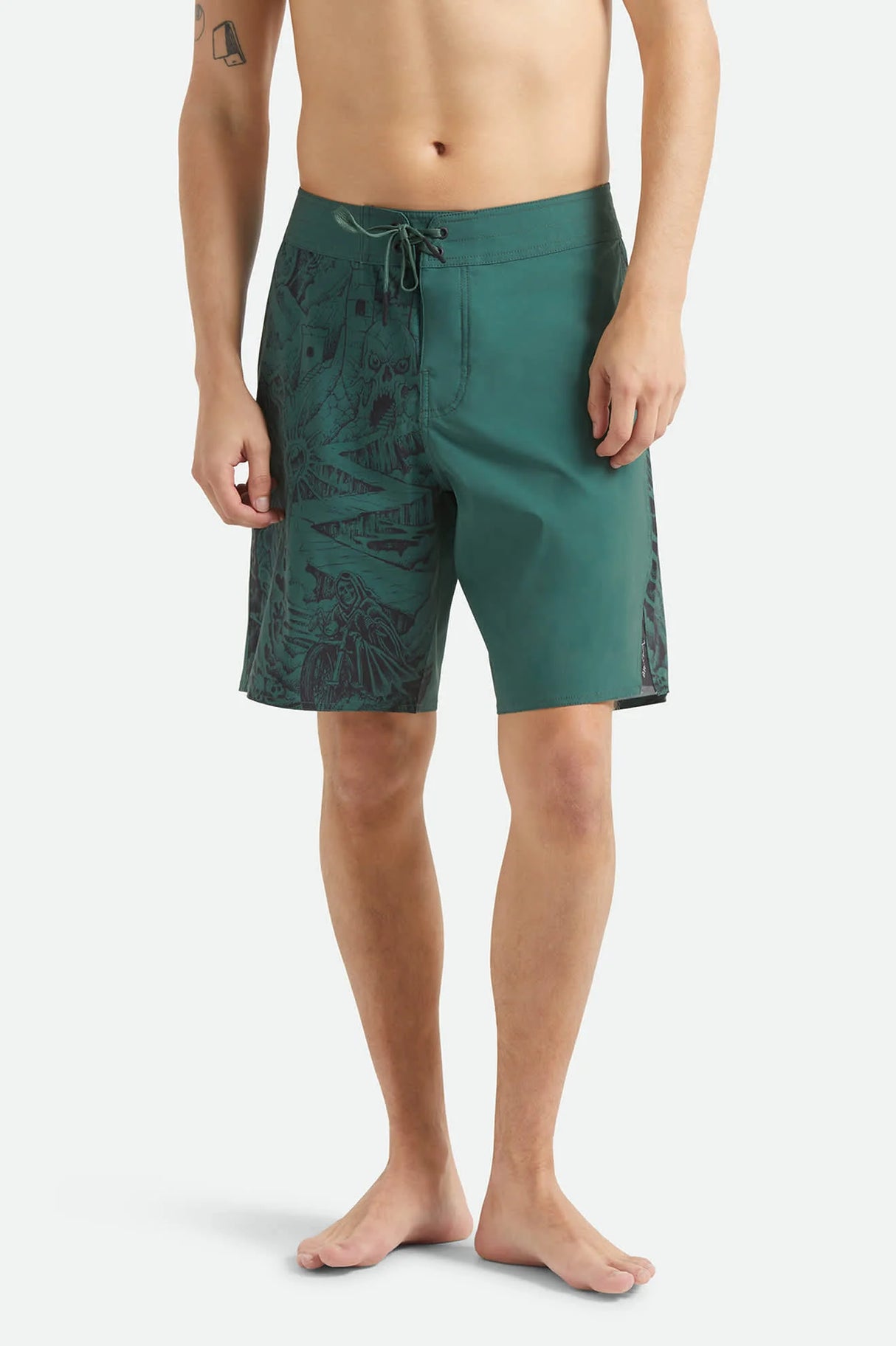 Brixton Blitz Primary Green 19" Boardshort