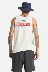 Brixton Pinnacle Off White Tank Top