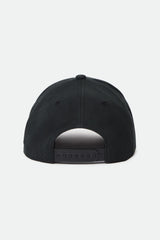 Brixton Linwood Netplus MP Black White Snapback Hat