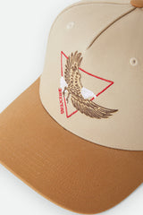 Brixton Opal C Sand/Dark Khaki NP MP Snapback Hat