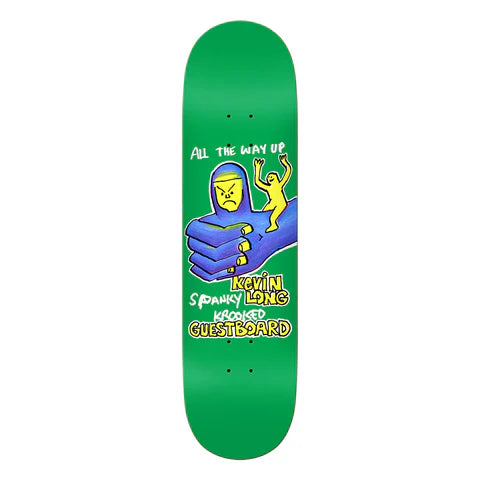 Krooked Kevin Spanky Long Guest True Fit 8.25" Skateboard Deck