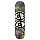 Krooked Eyes Camo/Silver Foil 8.5" Skateboard Deck