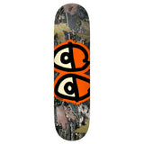 Krooked Eyes Camo/Orange 8.25" Skateboard Deck
