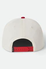 Brixton Division OFF White/RED NP MP Snapback Hat