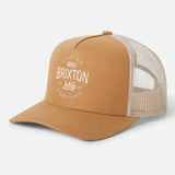 Brixton Fremont Copper/Sand C NP MP Trucker Hat