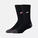 New Balance Active Premium Black Emb Shoe Logo 2 Pack Socks