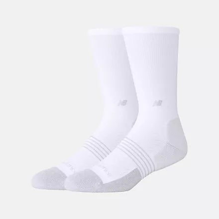 New Balance Pro Team Crew White/Grey Socks