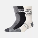 New Balance Active Graphic Crew Assorted Colors 3 Pack Socks