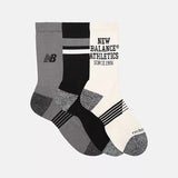 New Balance Active Graphic Crew Assorted Colors 3 Pack Socks
