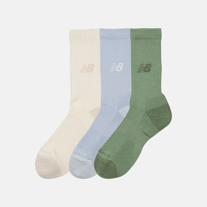 New Balance Active Crew Oregano 3 Pack Socks
