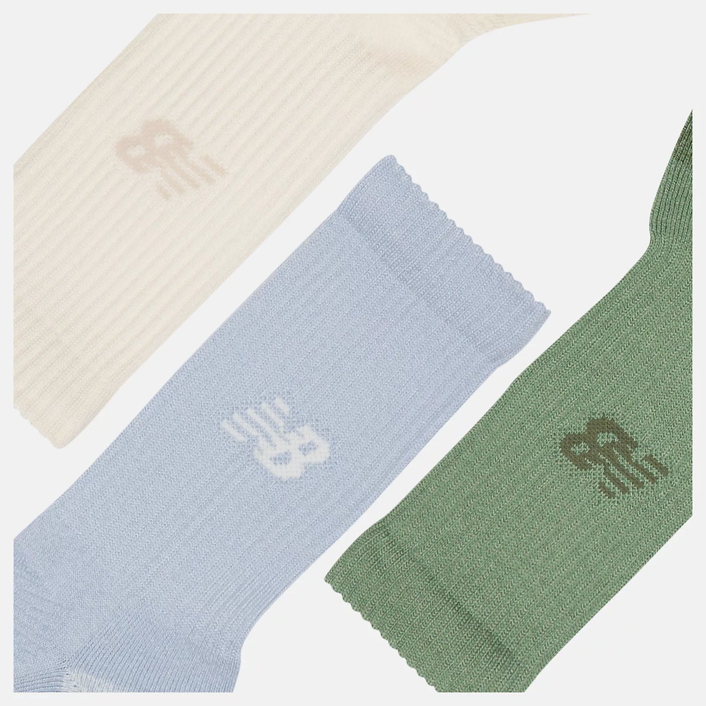 New Balance Active Crew Oregano 3 Pack Socks