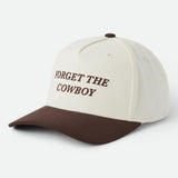 Brixton Forget THE Cowboy Chocolate/OFF White NP MP Women's Snapback Hat