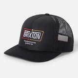 Brixton Caldwell Black/Black NP HP Trucker Hat