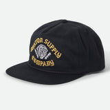 Brixton Morado Black MP Snapback Hat